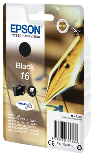 Epson Pen and crossword Singlepack Black 16 DURABrite Ultra Ink Epson Pen and crossword Singlepack Black 16 DURABrite Ultra Ink